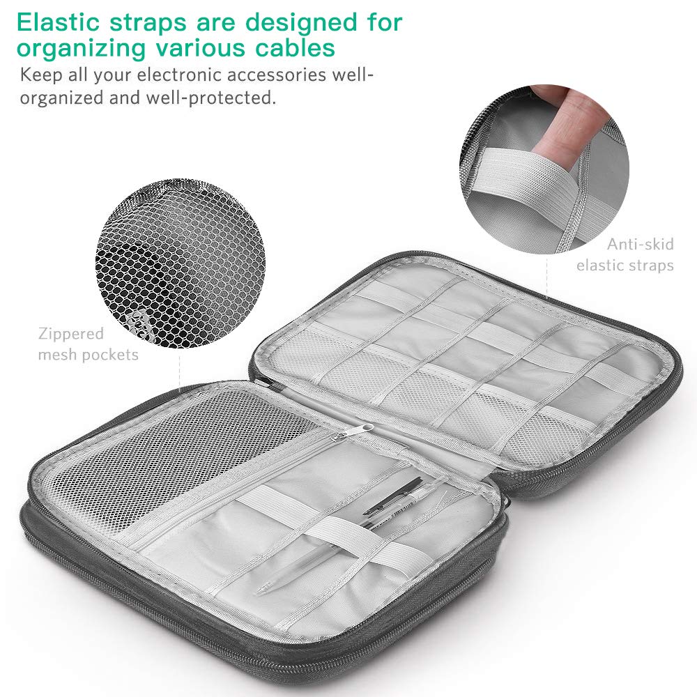 Electronics Organizer Travel Bag – 9.8" x 7.1"