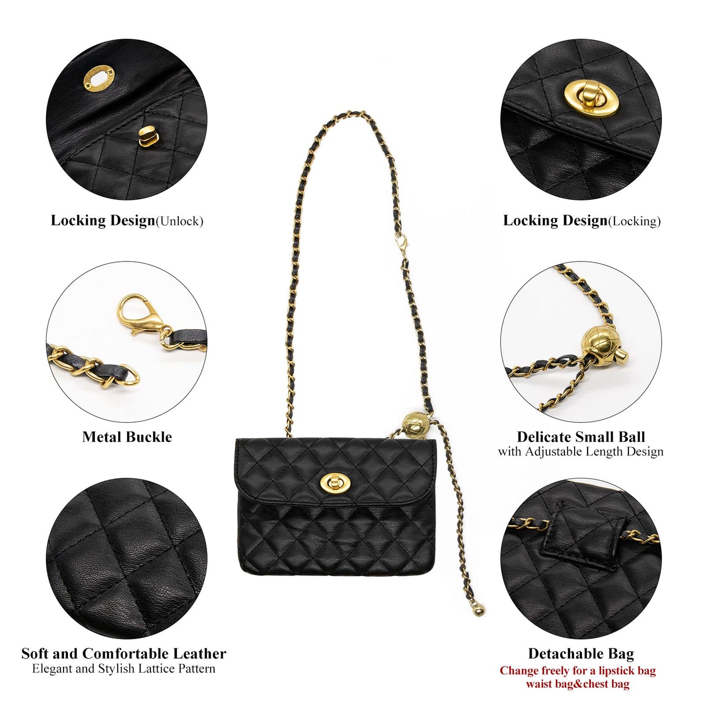 Mini Leather Bum Bag – Stylish, Compact & Versatile