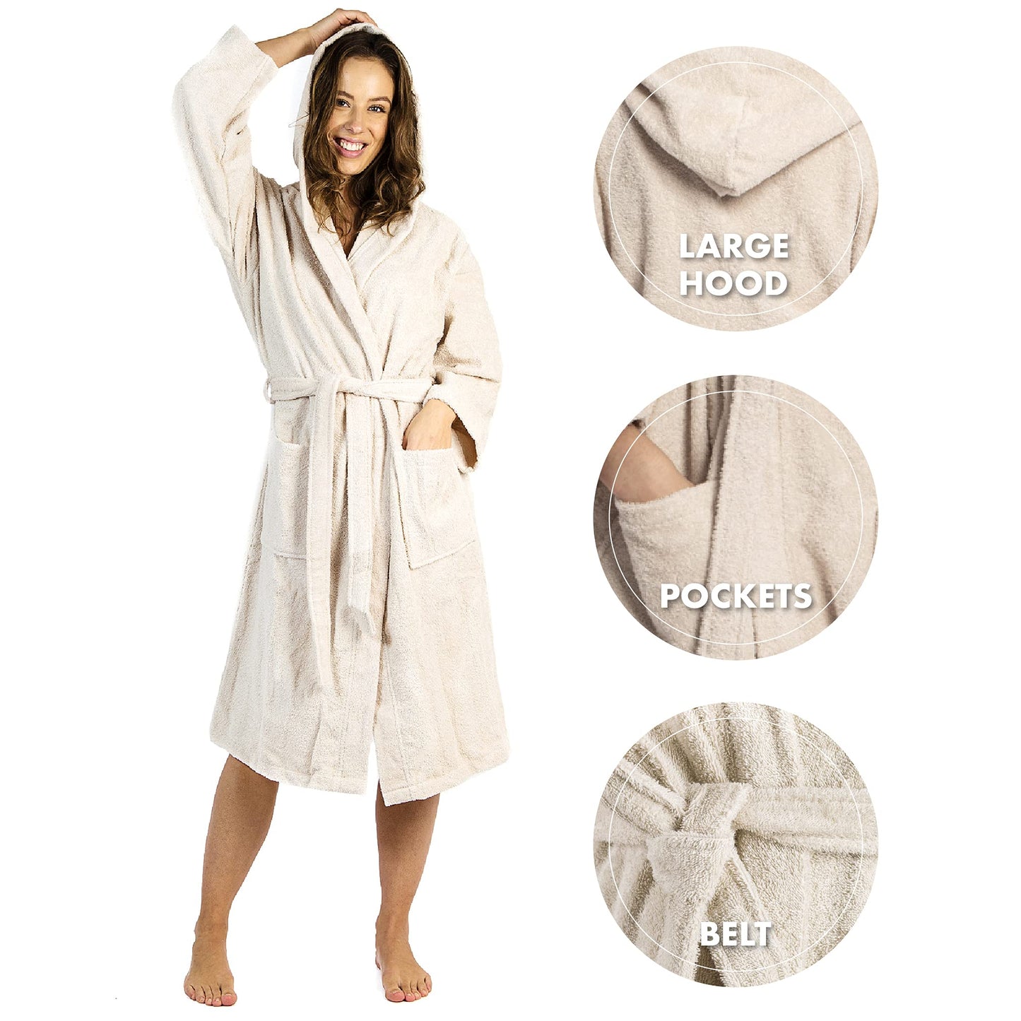 Women’s Hooded Dressing Gown