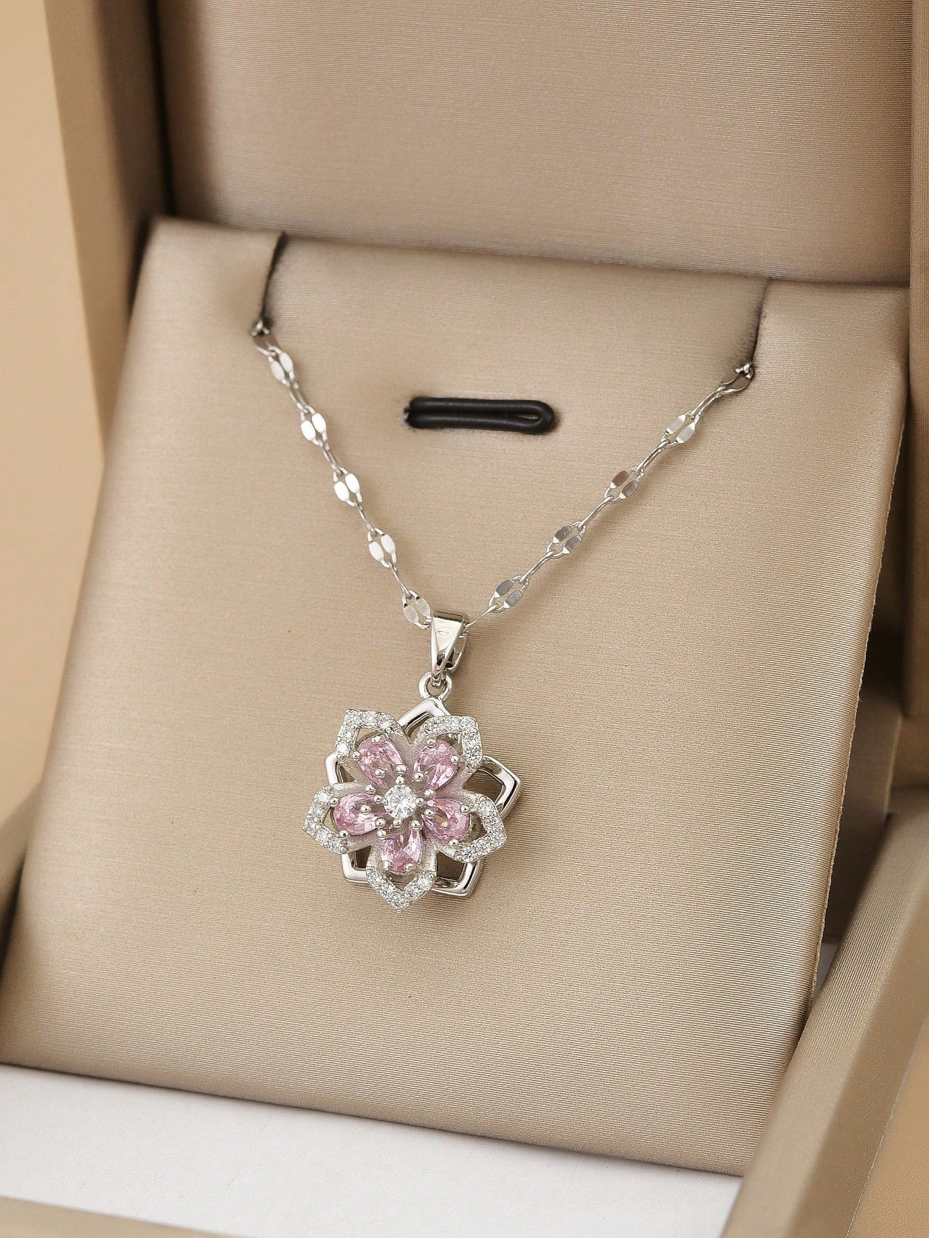 Petal Whirl Pendant Necklace