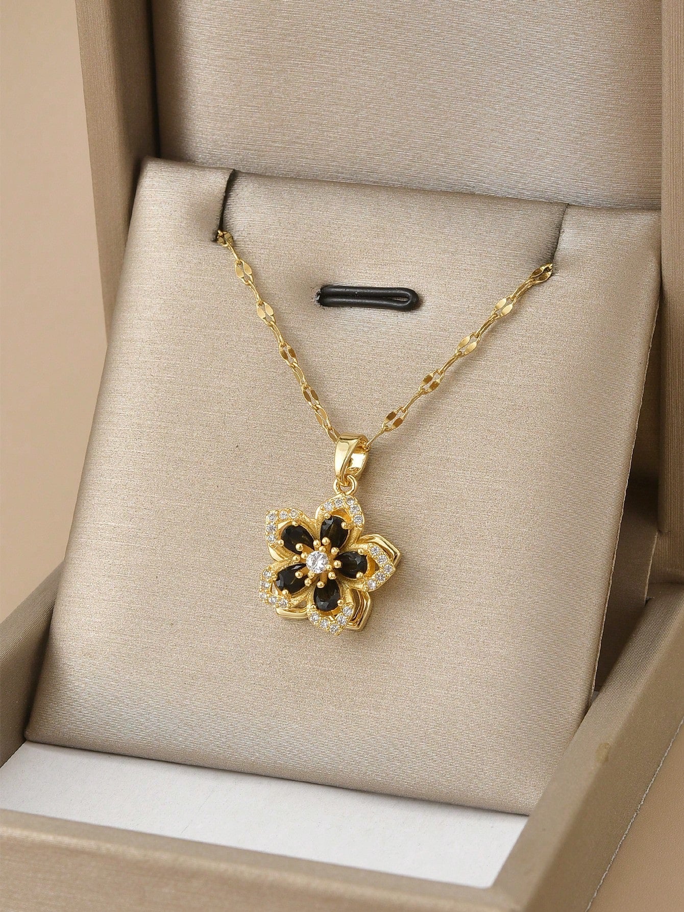 Petal Whirl Pendant Necklace