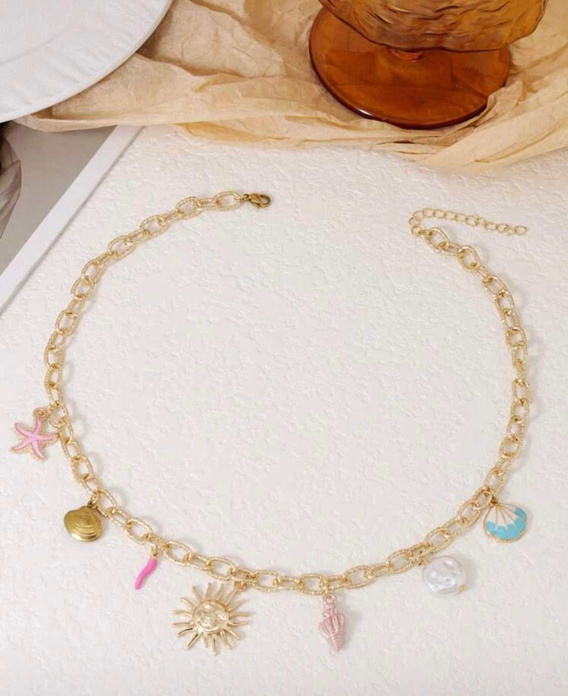 Sun & Sea Charm Necklace