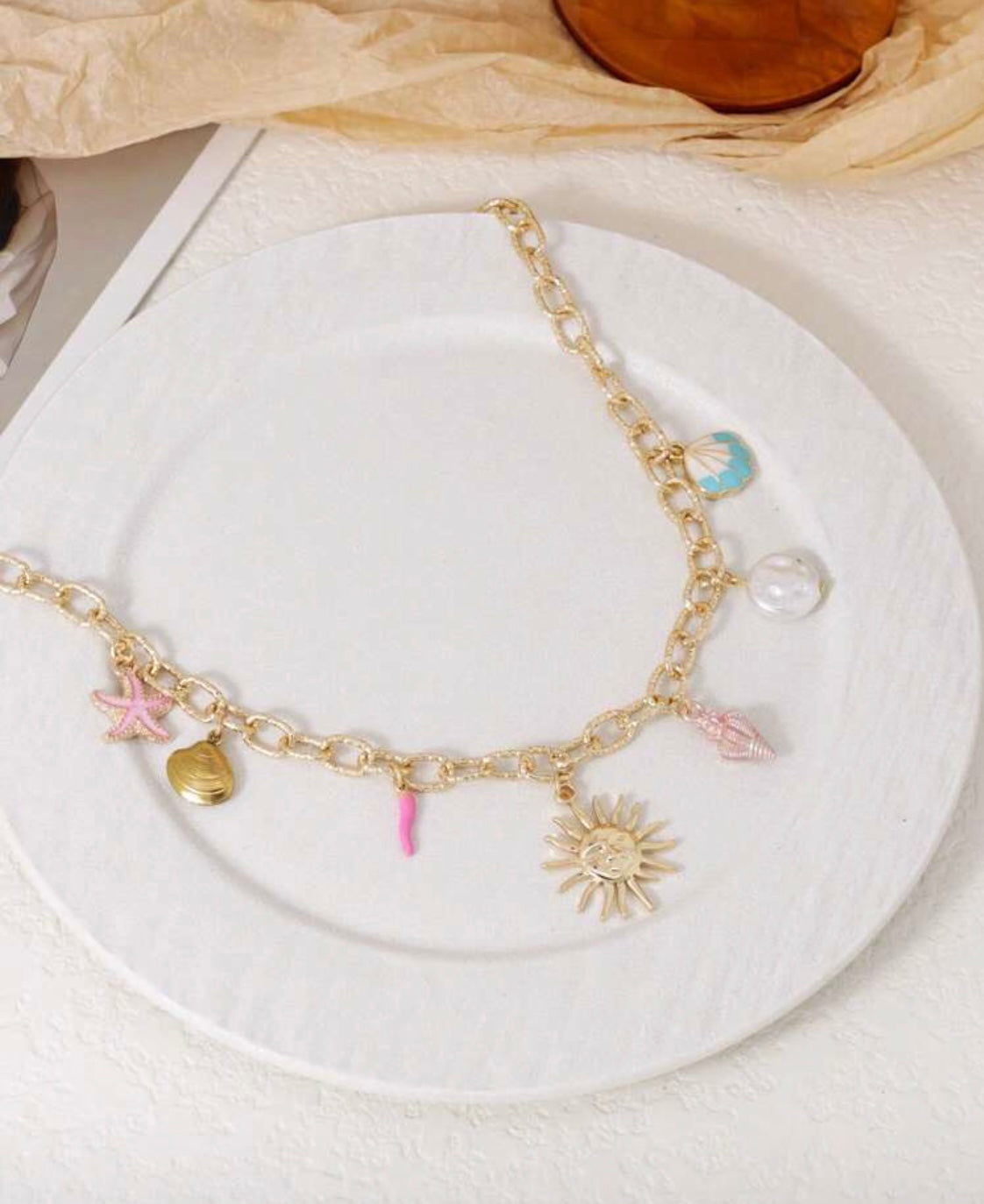 Sun & Sea Charm Necklace