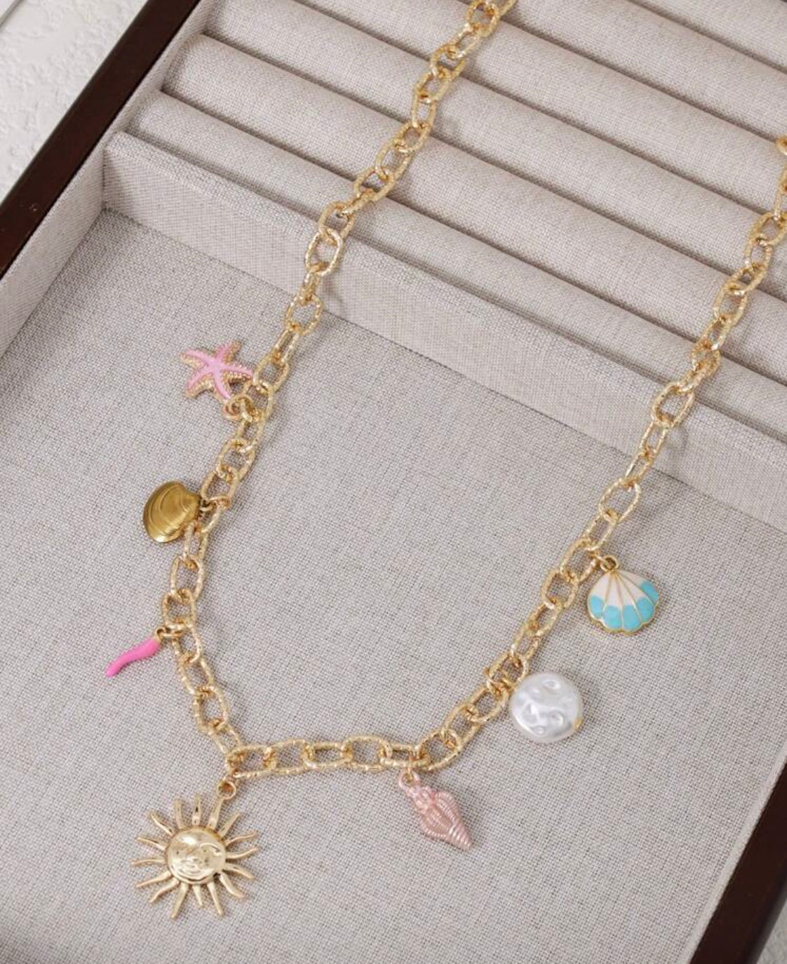 Sun & Sea Charm Necklace
