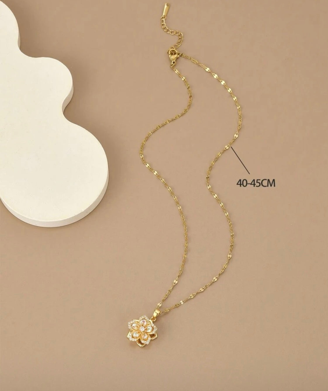 Petal Whirl Pendant Necklace