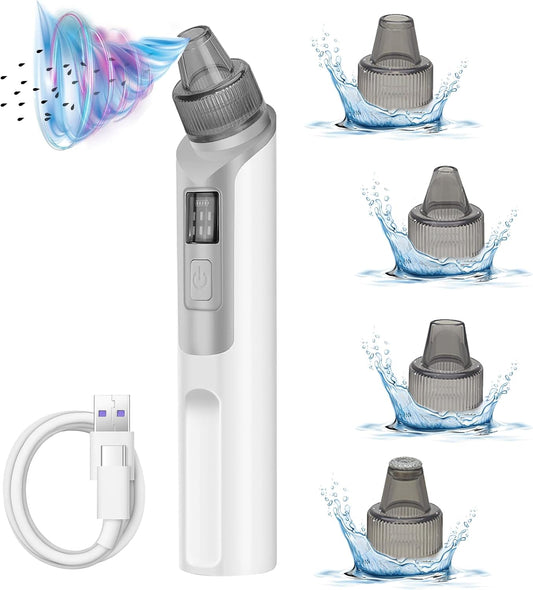 Ultimate Blackhead Remover – 6 Suction Powers, 4 Probes & LED Display for Deep Cleansing and Unclogging Pores