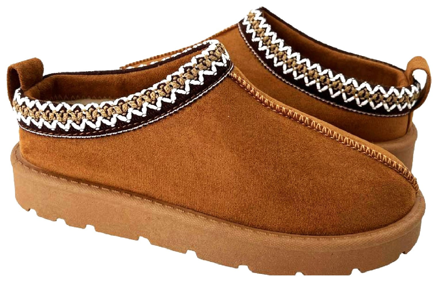 Warm & Comfy Women’s Faux Fur Lined Slip-On Slippers – Perfect for Cozy Days!